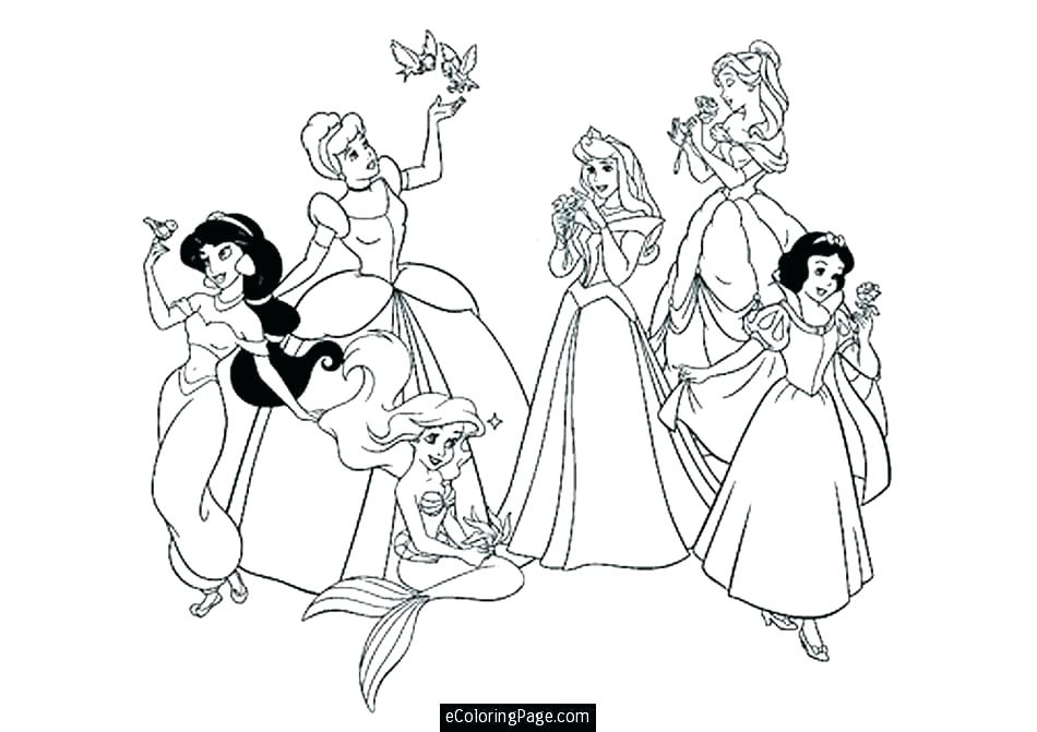 950x671 Princess Belle Coloring Pages