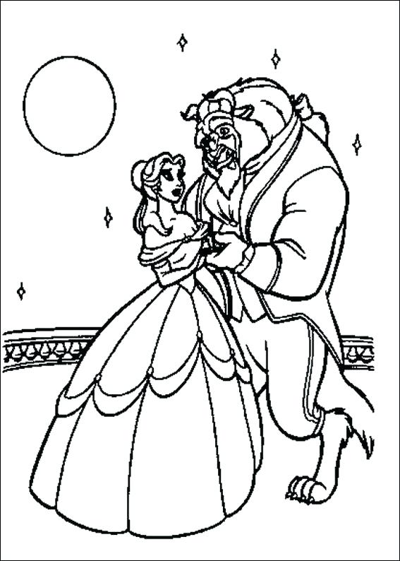 Beauty And The Beast Rose Coloring Pages at GetColorings.com | Free ...