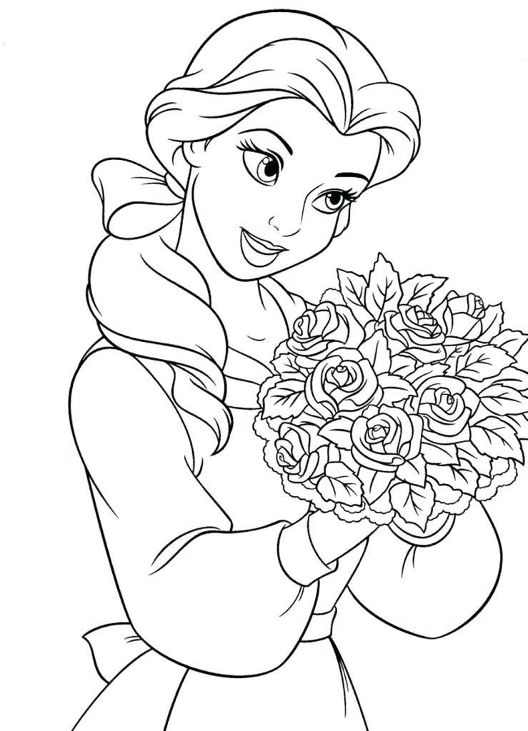 Beauty And The Beast Coloring Pages Online Beauty And The Beast 739x1024 Beauty And The Beast Coloring Pages Online Beauty And The Beast