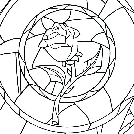 Beauty The Beast Rose Coloring Pages Coloring Page Beauty 550x550 Beauty The Beast Rose Coloring Pages Coloring Page Beauty