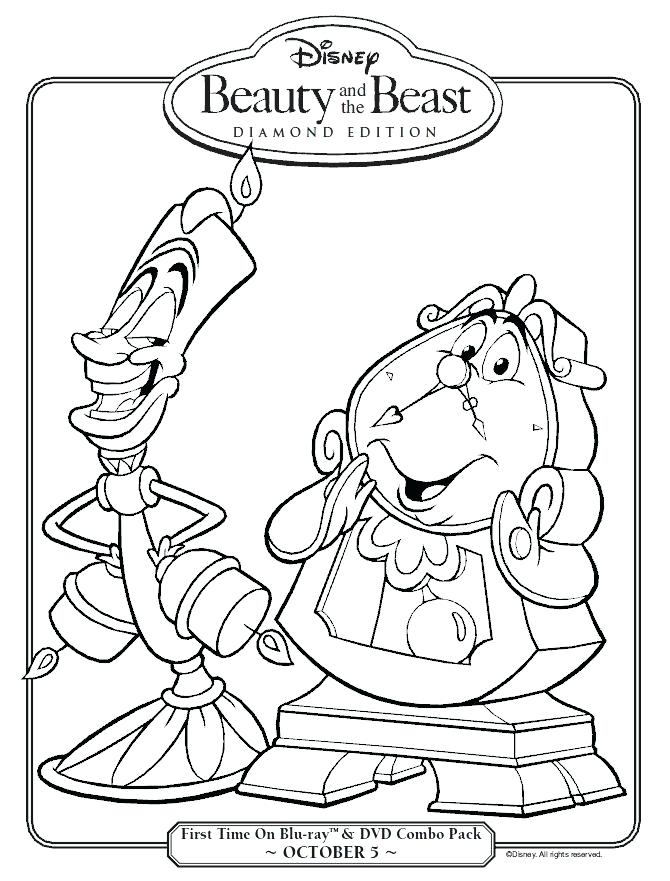 Beauty And The Beast Coloring Pages Disney Beauty Beast Free 670x881 Beauty And The Beast Coloring Pages Disney Beauty Beast Free