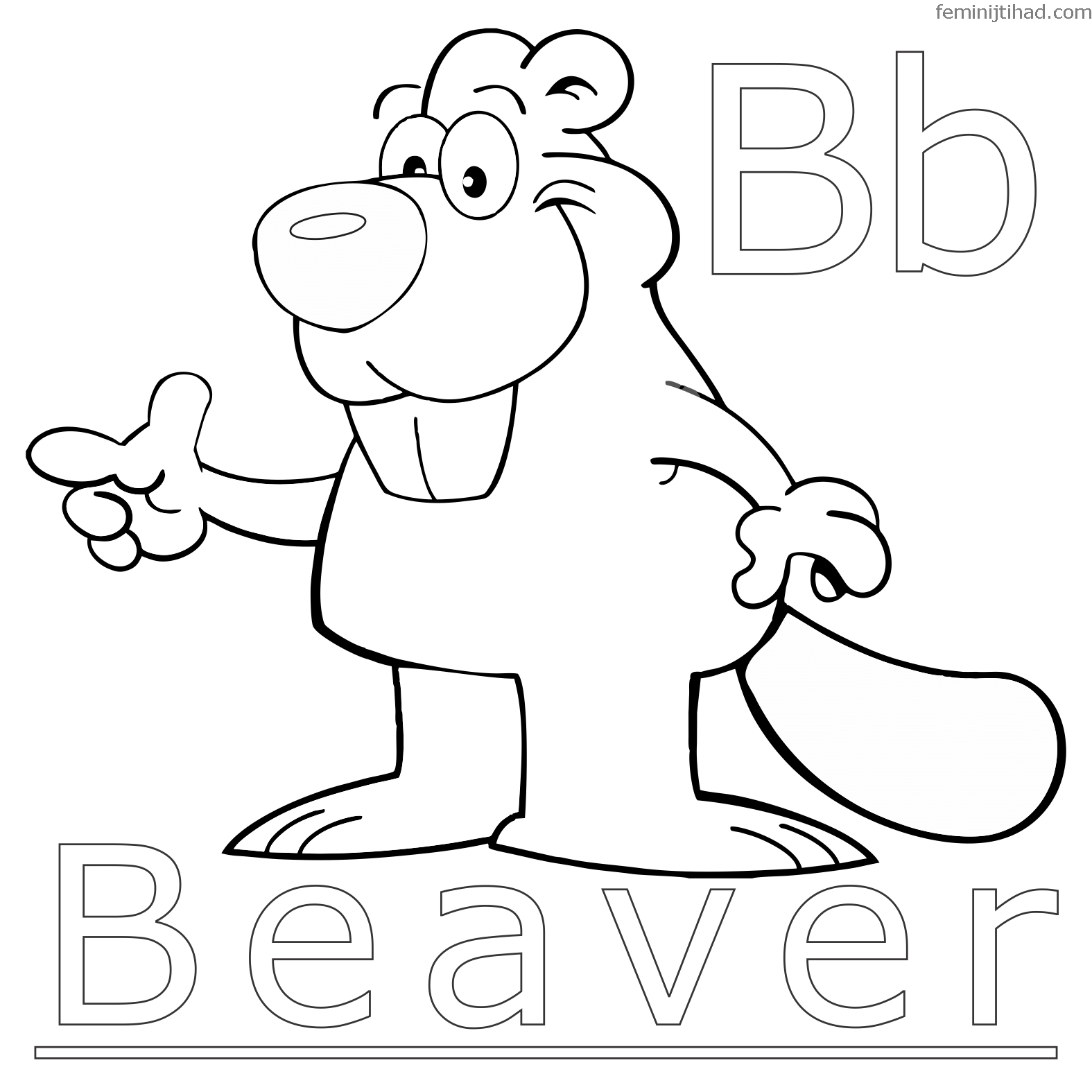 Beaver Dam Coloring Page Sketch Coloring Page