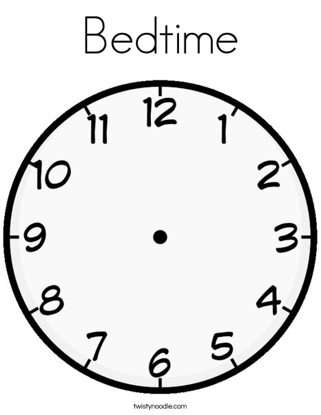 468x605 Bedtime Coloring Page