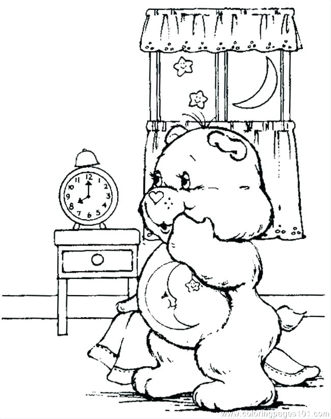 650x822 Bedtime Coloring Pages Bear Coloring Pages Preschool Bedtime