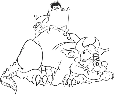 480x400 Bedtime Coloring Pages Bedtime Coloring Page Free Printable