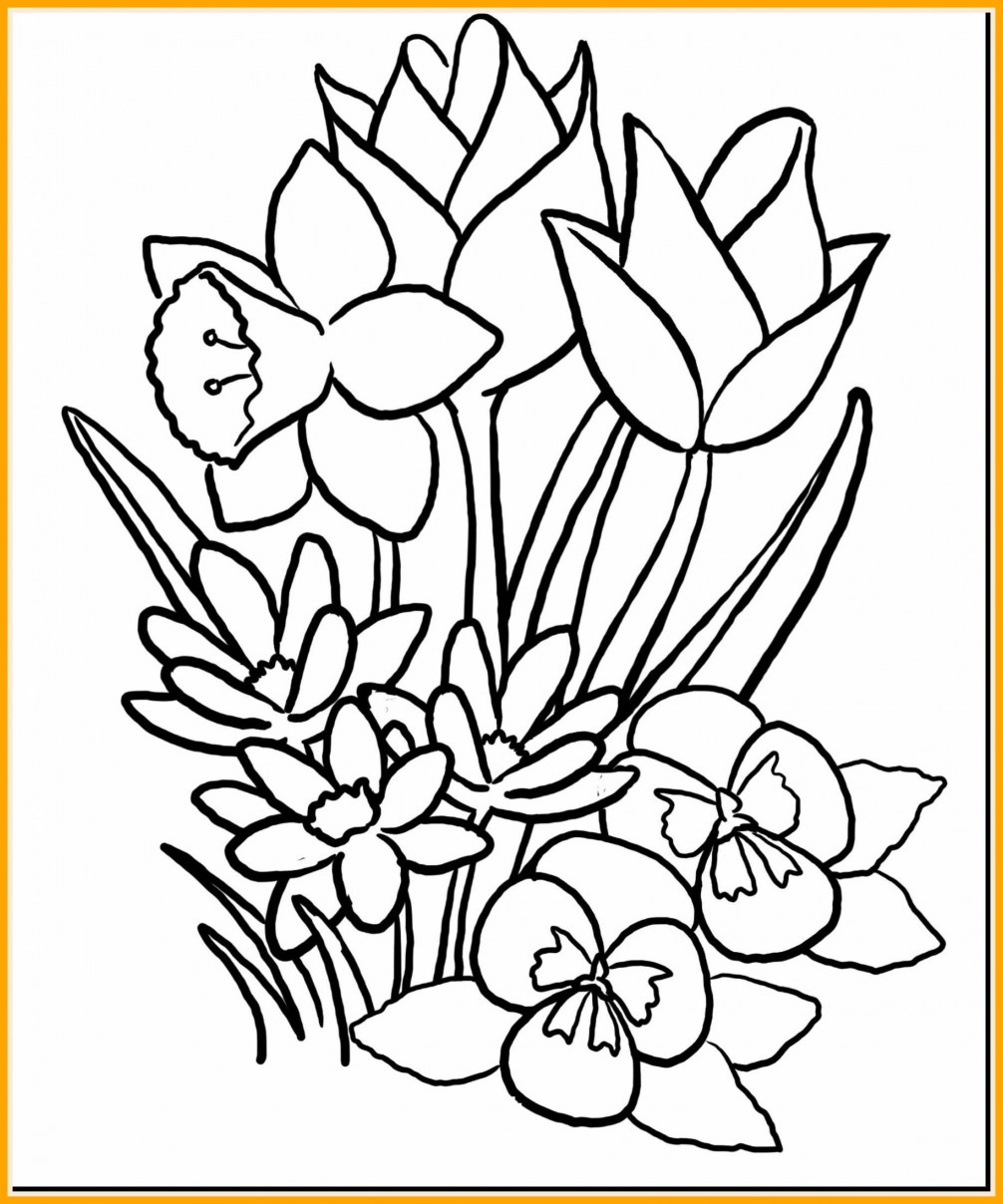 1006x1208 Appealing A The Bee On Flower Coloring Pages For Kids Pic