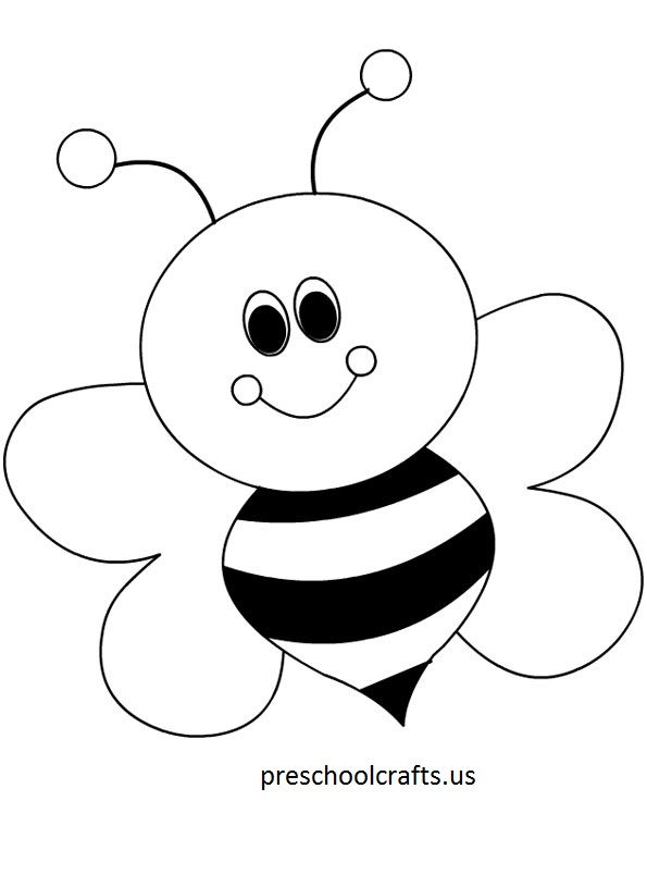 Bee Coloring Pages Printable