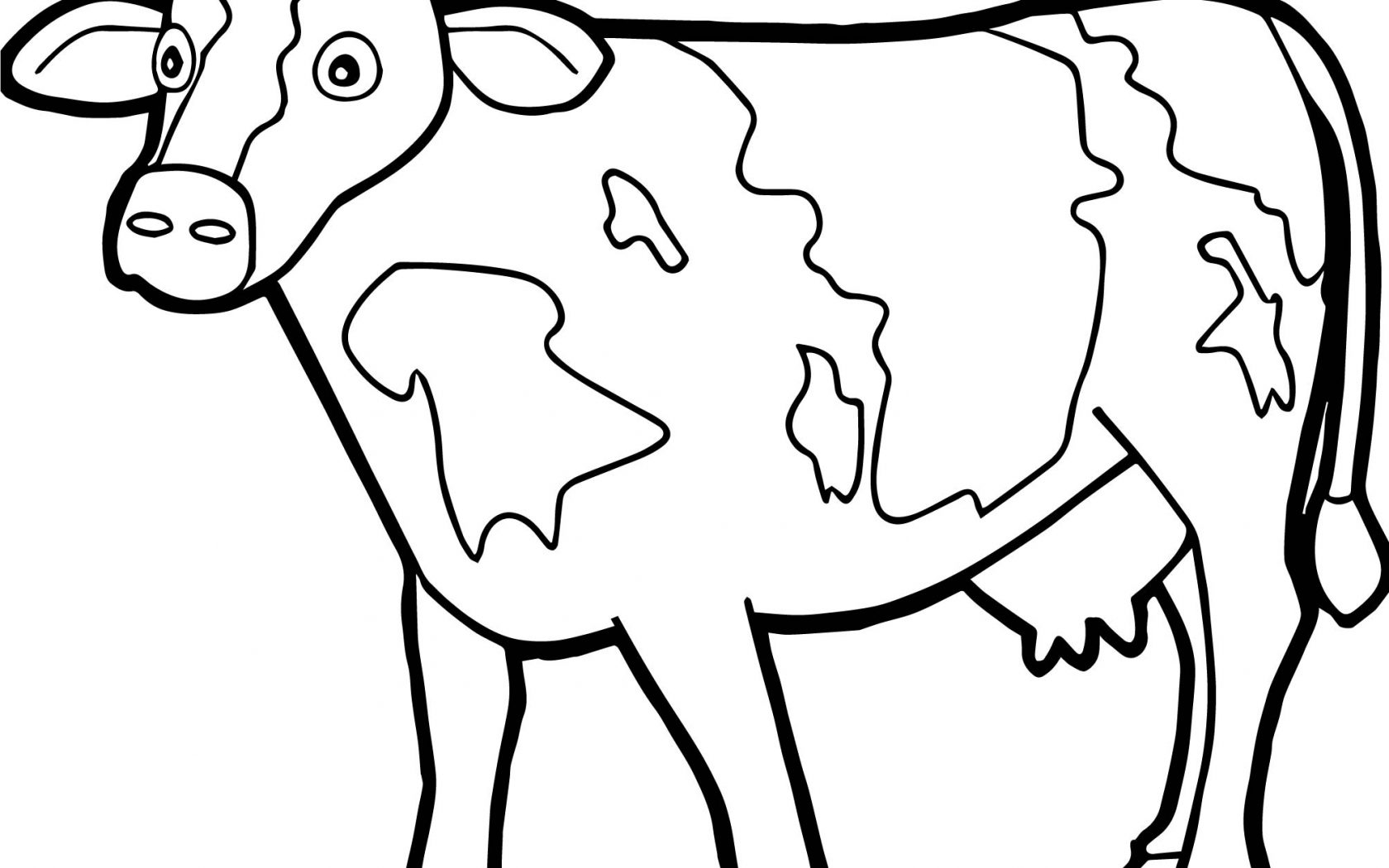 1680x1050 Printable Cattle Or Cow Coloring Pages Best Of Creativemove Is