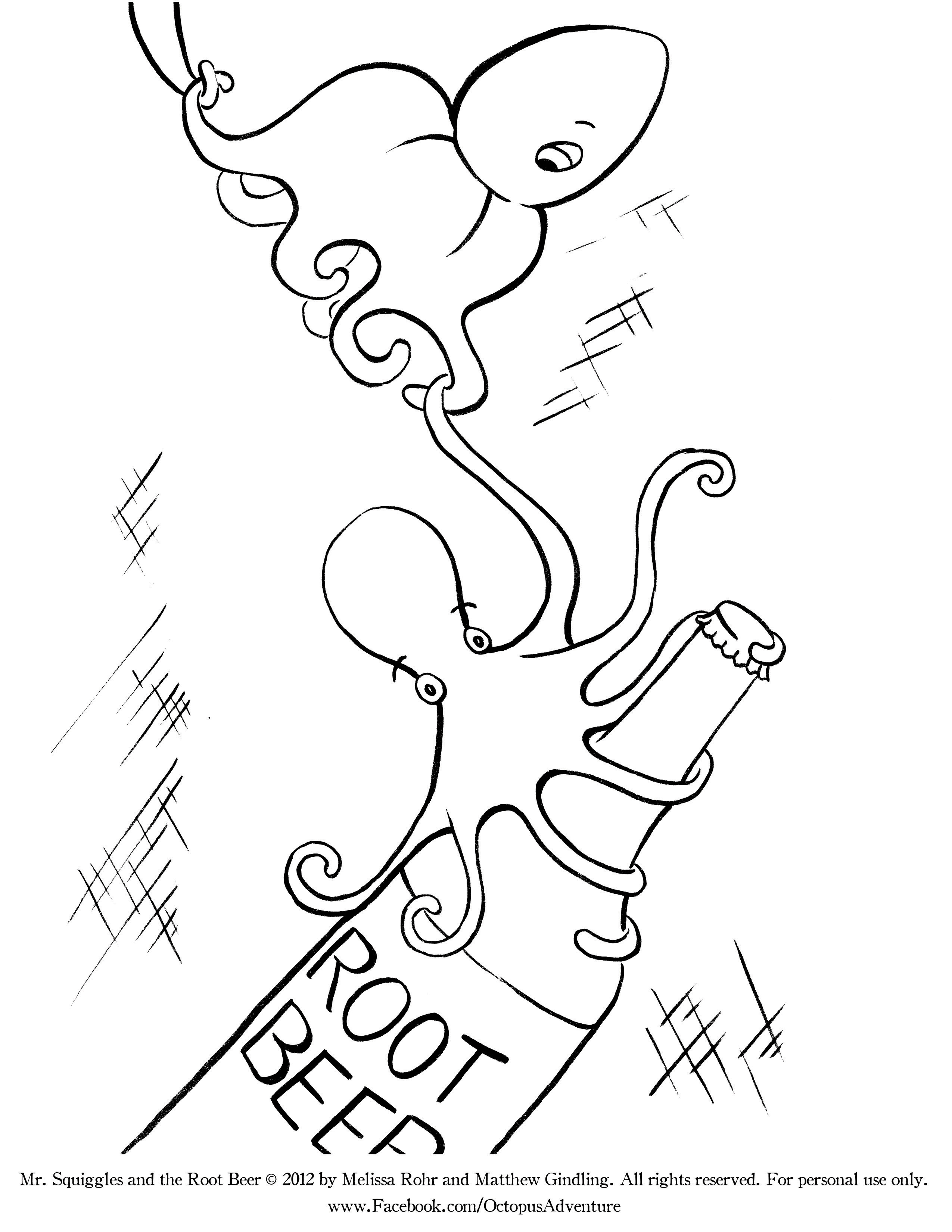 Printable Octopus Coloring Pages 2550x3300 Printable Octopus Coloring Pages