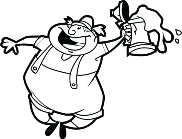 Beer Bottle Colouring Page 600x459 Beer Bottle Colouring Page