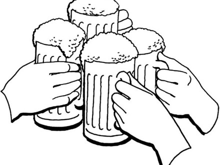 440x330 54 Holiday Coloring Pages, Cheers Holiday Of Beer Coloring Pages