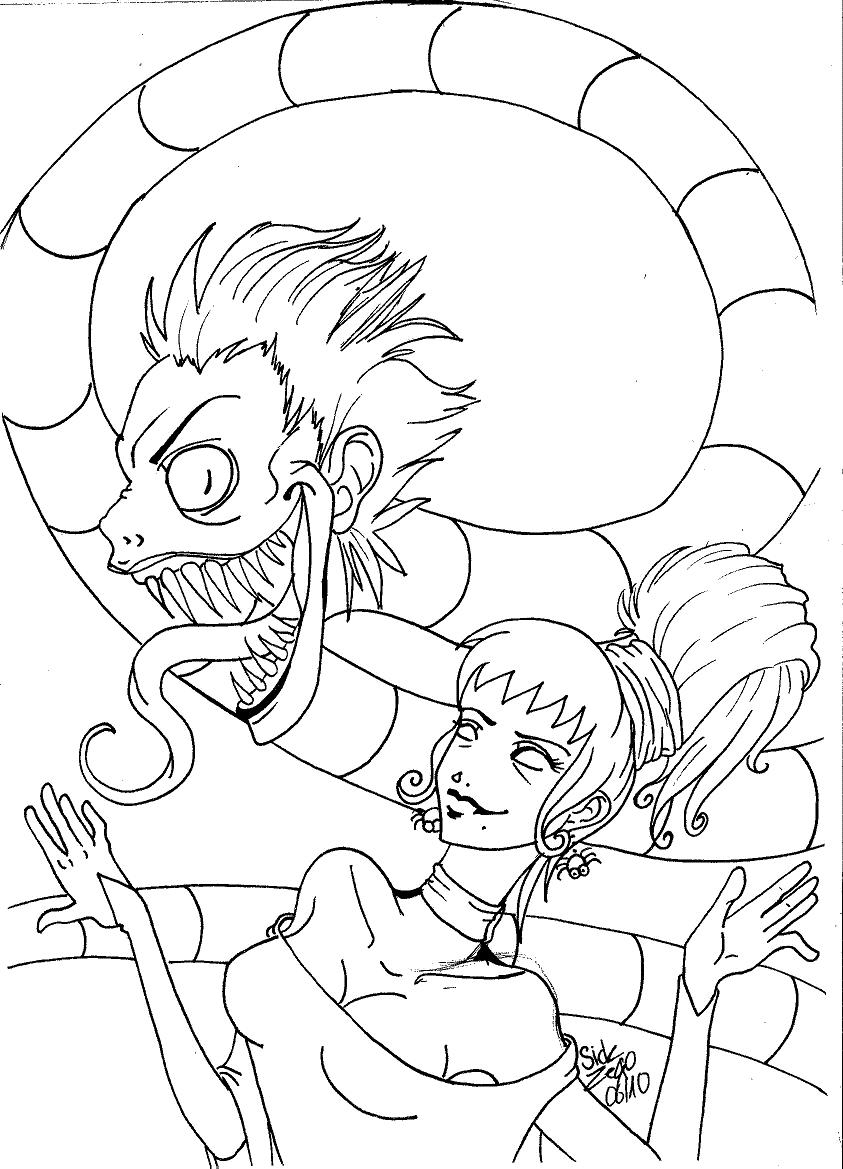 Beetlejuice Coloring Pages 843x1169 Beetlejuice Coloring Pages