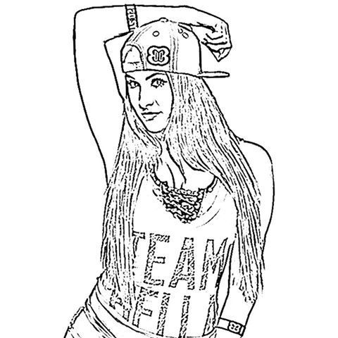 Bella Twins Coloring Pages Coloring Pages Wwe 480x480 Bella Twins Coloring Pages Coloring Pages Wwe