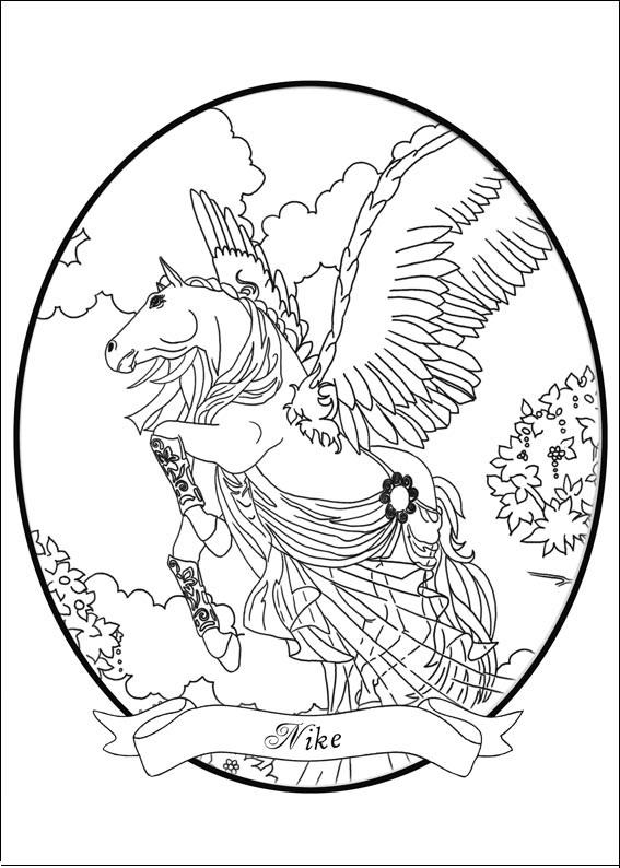 Bella Sara Coloring Page 5 567x794 Bella Sara Coloring Page 5