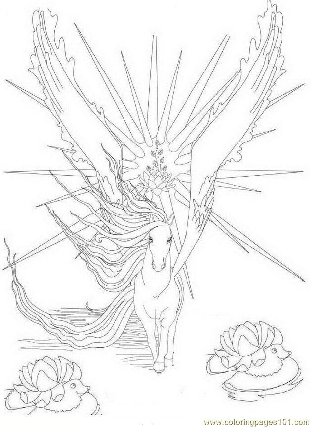 627x860 Bella Sara 05 Coloring Page