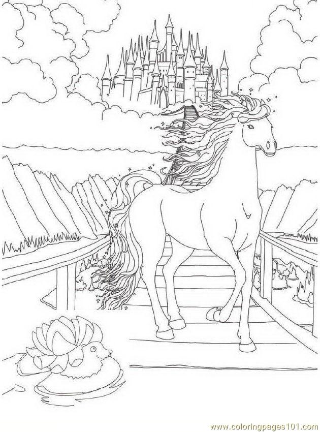 630x850 Bella Sara 08 Coloring Page