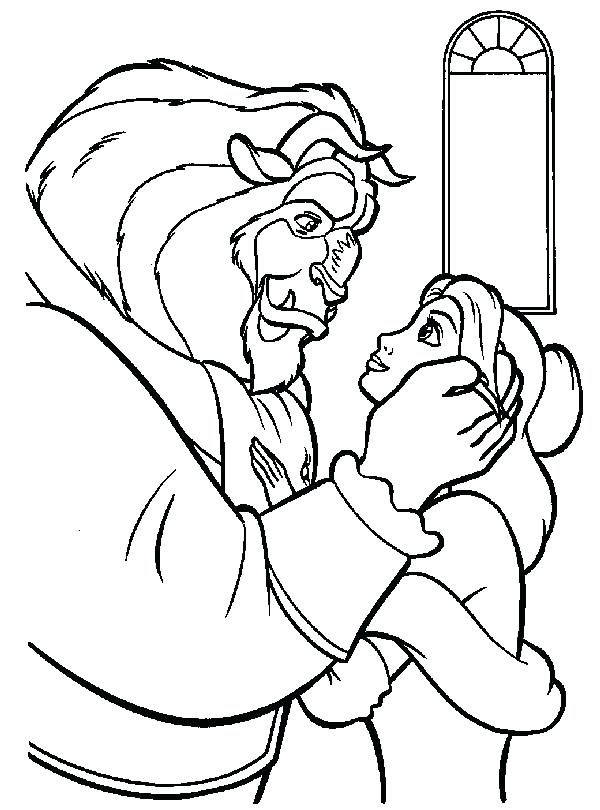 Belle Beauty And The Beast Coloring Pages Princess Coloring Page 600x810 Belle Beauty And The Beast Coloring Pages Princess Coloring Page