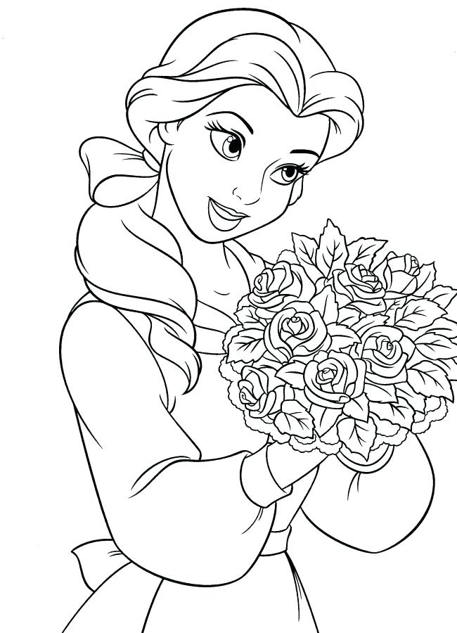Beauty And The Beast Coloring Pages Beauty And The Beast Coloring 650x900 Beauty And The Beast Coloring Pages Beauty And The Beast Coloring