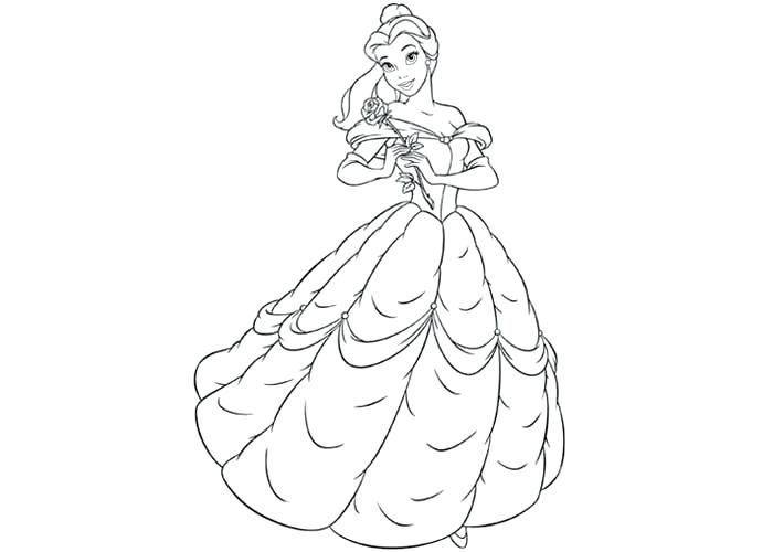 Belle Princess Para Colorear Princess Coloring Pages For Free 700x500 Belle Princess Para Colorear Princess Coloring Pages For Free