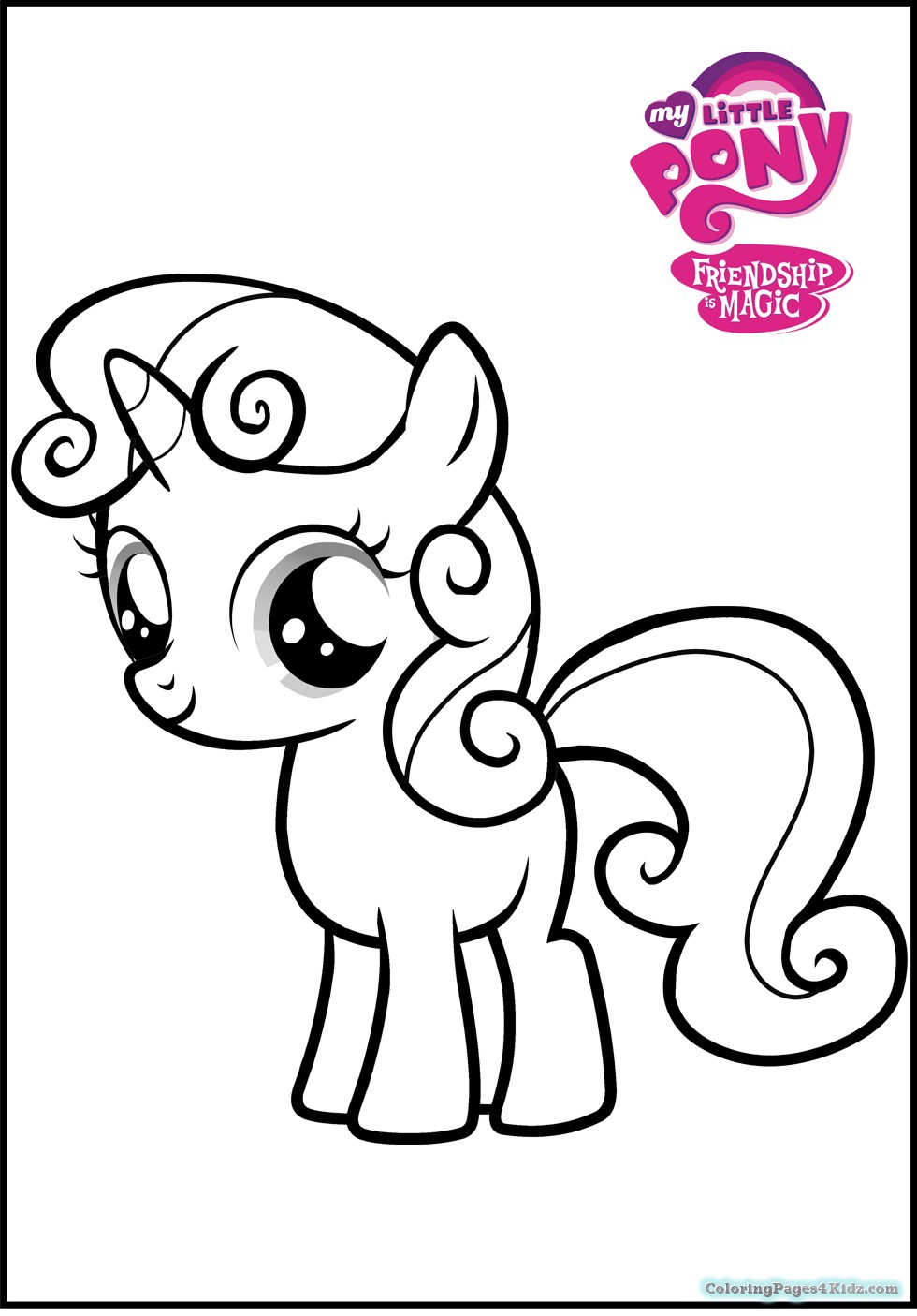 My Little Pony Printable Coloring Pages Of Sweetie Belle 980x1405 My Little Pony Printable Coloring Pages Of Sweetie Belle