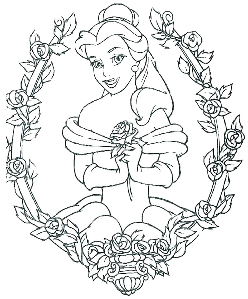 Belle Coloring Sheets Princess Belle Coloring Pages Belle Coloring 797x960 Belle Coloring Sheets Princess Belle Coloring Pages Belle Coloring