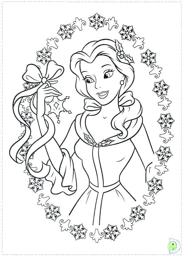 Disney Belle Coloring Pages 600x834 Disney Belle Coloring Pages
