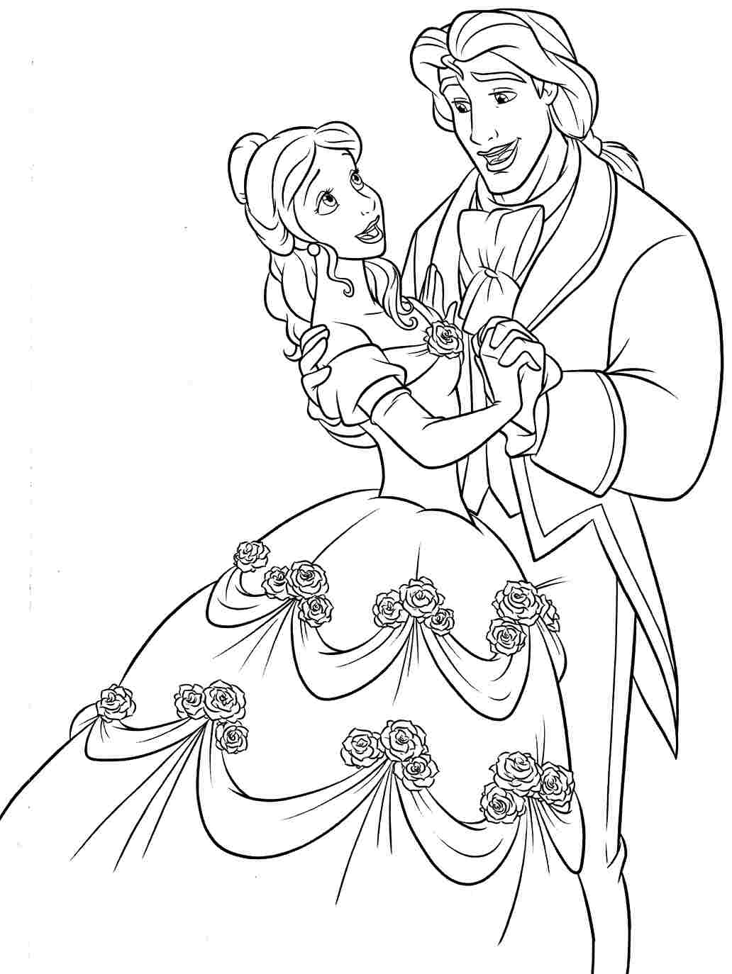 1032x1374 Unique Belle Coloring Pages To Print Free Printable For Kids