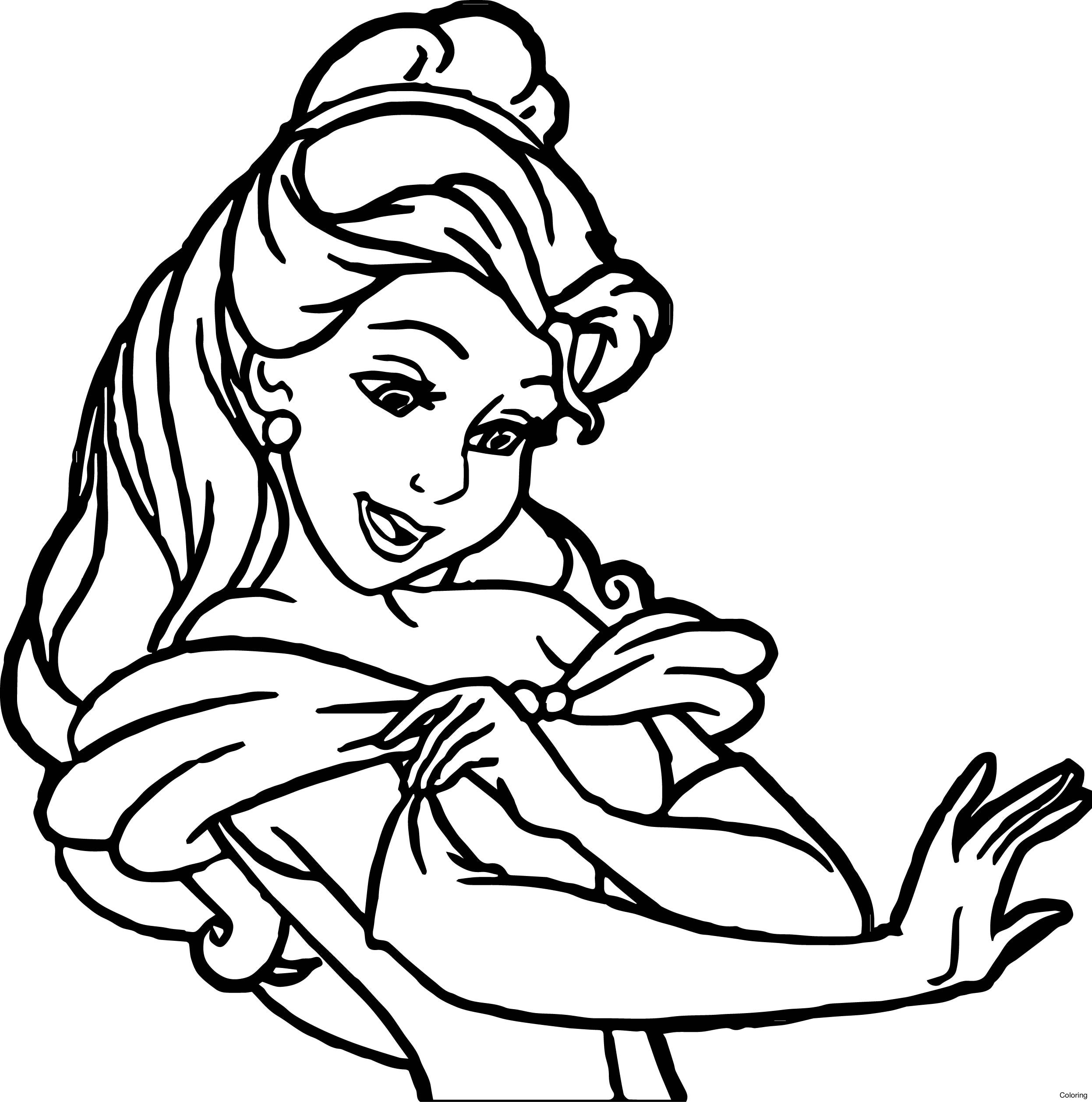 2493x2516 Princess Belle Printable Coloring Pages Newyork Rp Com And Acpra