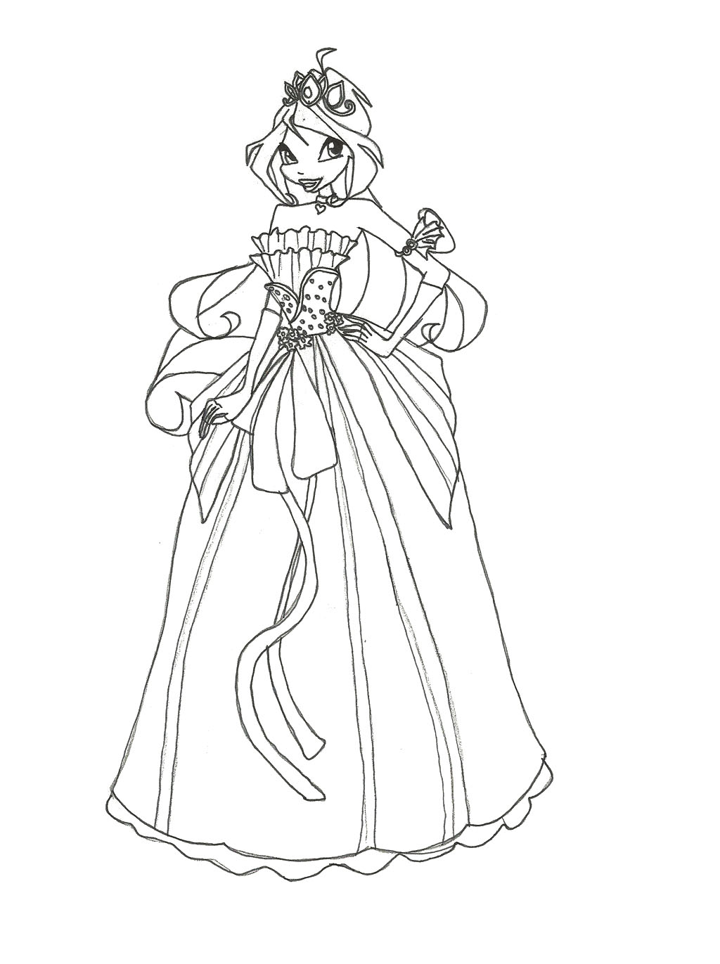 1024x1371 Winx Club Wear Dress Interesting Coloring Pages.jpg