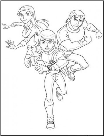 Ben 10 Alien Force Coloring Pages Learn To Coloring 355x465 Ben 10 Alien Force Coloring Pages Learn To Coloring