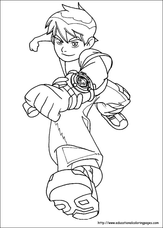 Ben 10 Coloring Pages Free For Kids 567x794 Ben 10 Coloring Pages Free For Kids