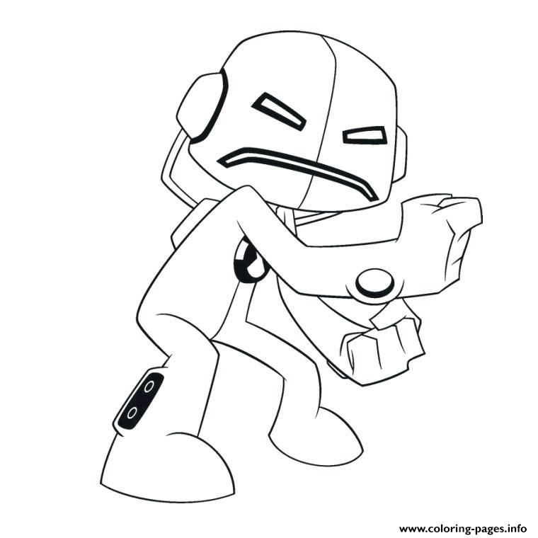 Ben 10 Quad Coloring Pages Printable 760x760 Ben 10 Quad Coloring Pages Printable