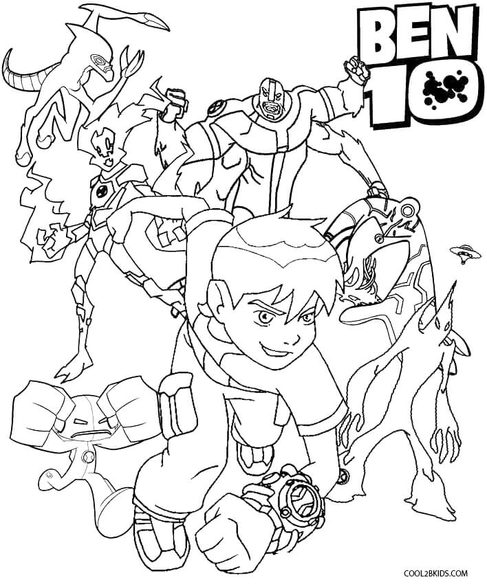 Printable Ben Ten Coloring Pages For Kids Cool2bkids 708x850 Printable Ben Ten Coloring Pages For Kids Cool2bkids