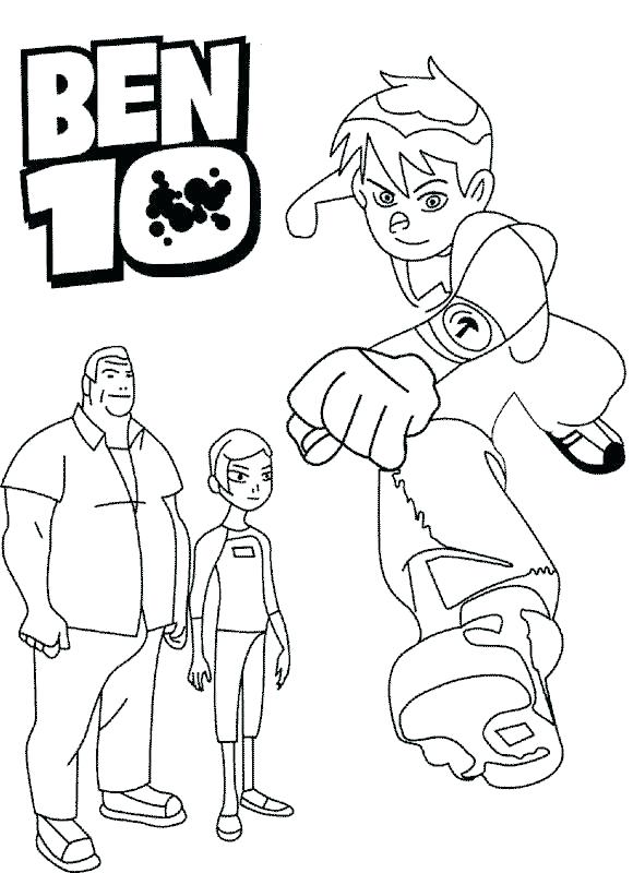 Ben 10 Coloring Pages To Print 580x800 Ben 10 Coloring Pages To Print
