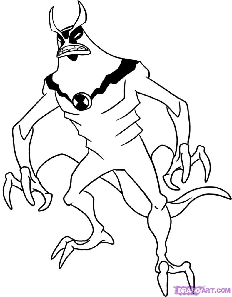 789x1010 Ben 10 Ultimate Alien Coloring Pages