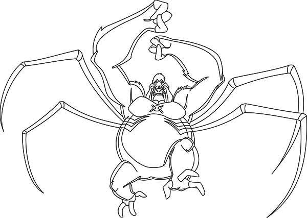 600x427 Ultimate Spider Monkey From Ben 10 Ultimate Alien Coloring Page