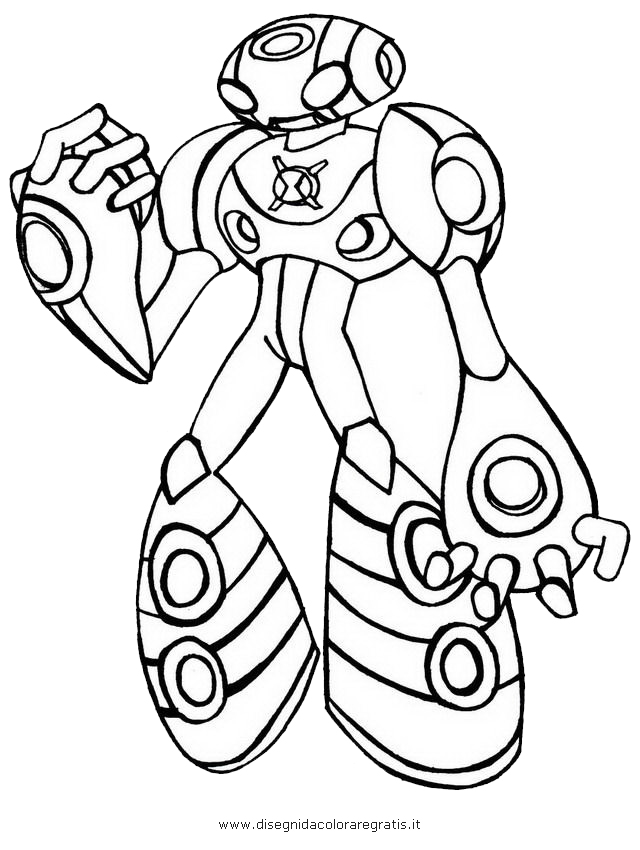 640x850 Ben 10 Alien Force Coloring Pages