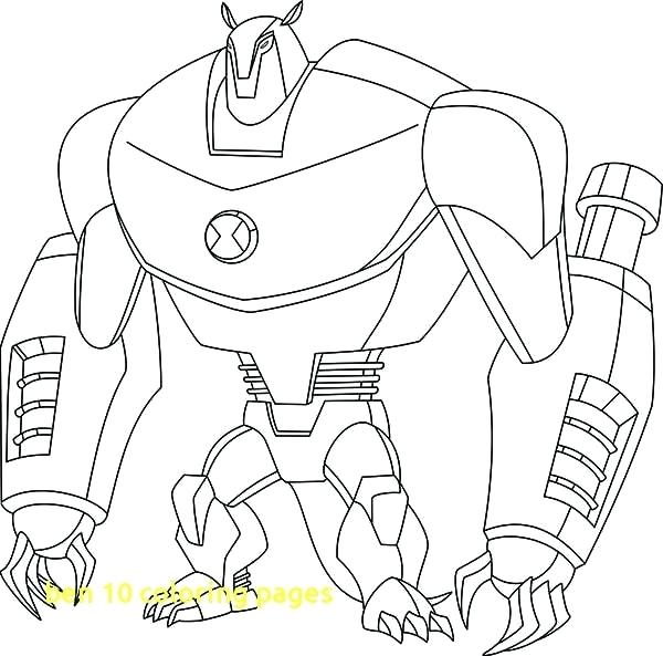 600x593 Ben 10 Coloring Pages Free Coloring Pages Free Printable Ben 10