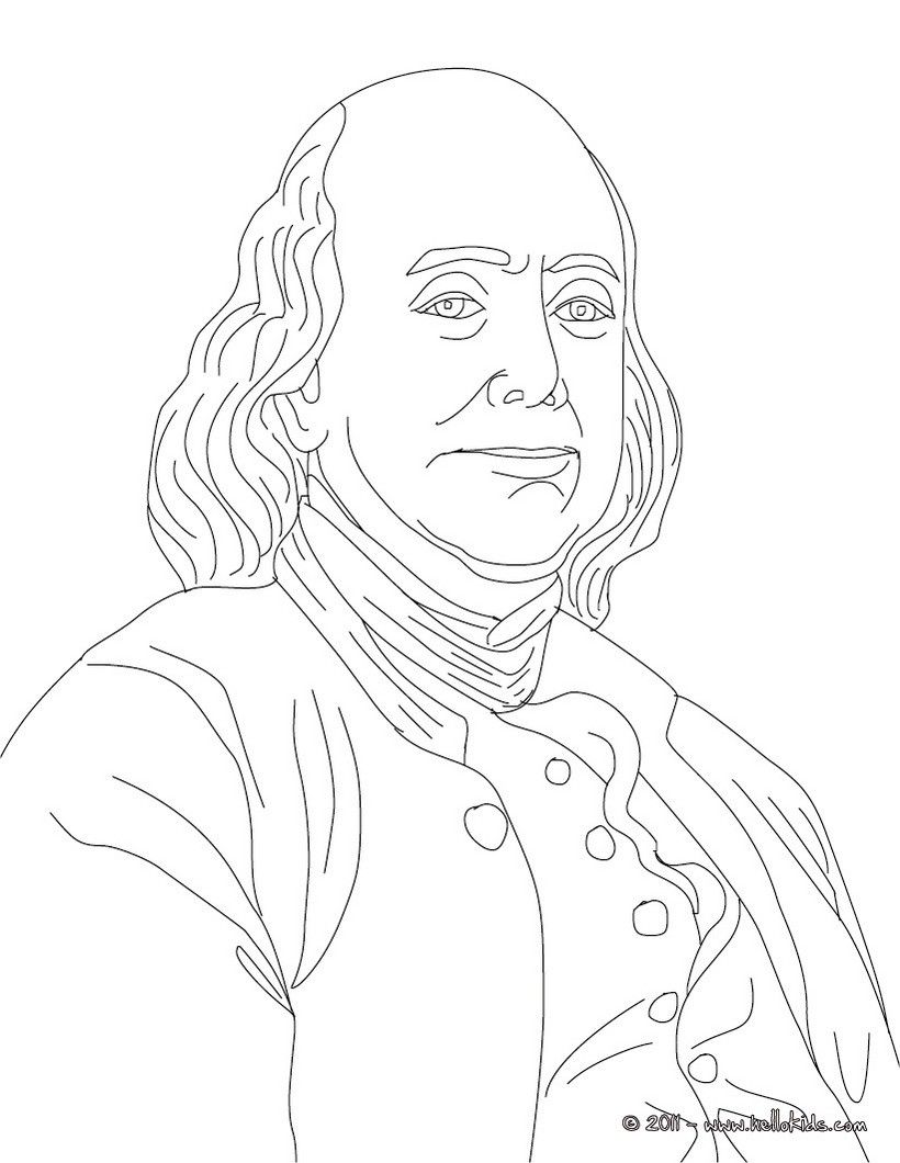 Benjamin Franklin Coloring Page Mystery Of History 4 820x1060 Benjamin Franklin Coloring Page Mystery Of History 4