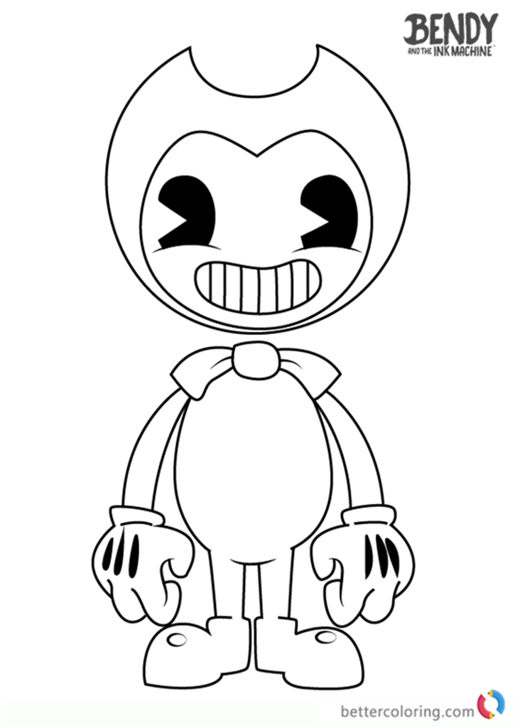 725x1024 Bendy And The Ink Machine Coloring Pages