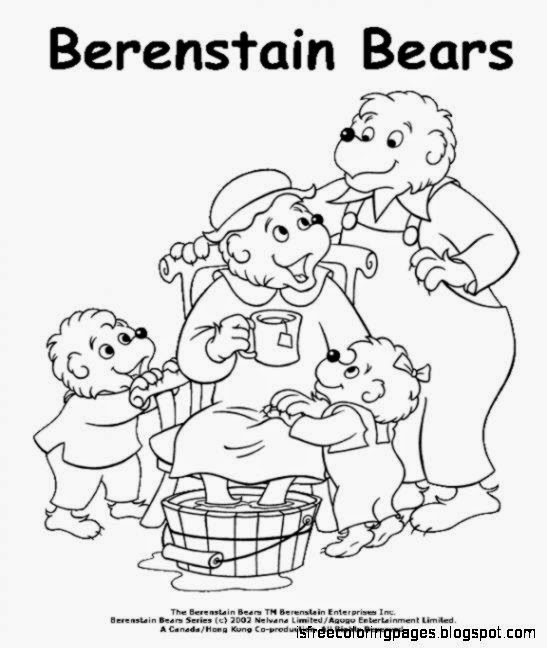 547x648 The Berenstain Bears Coloring Pages Free Coloring Pages