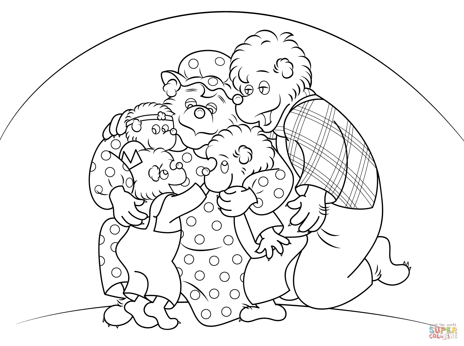 1575x1175 Berenstain Bears Coloring Pages Free Coloring Pages Berenstain