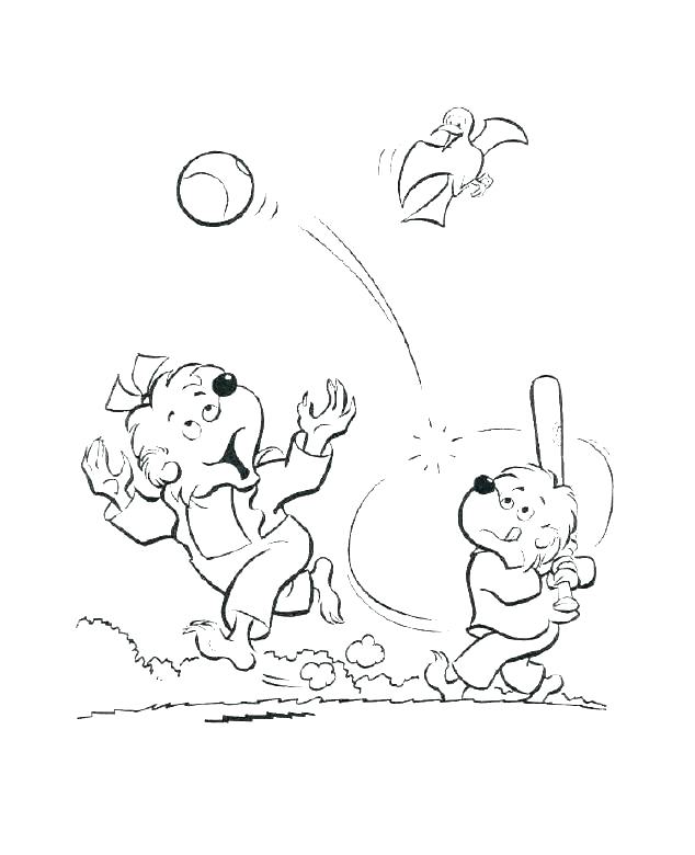 634x780 Berenstain Bears Coloring Pages