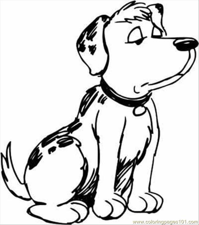 Dog Coloring Pages 11 Coloring Page 650x736 Dog Coloring Pages 11 Coloring Page