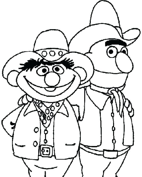 Ernie Coloring Pages Coloring Pages Other Cowboy Coloring Pages 600x747 Ernie Coloring Pages Coloring Pages Other Cowboy Coloring Pages