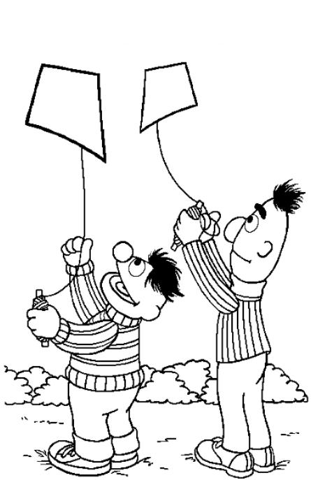 Kids N 12 Coloring Pages Of Sesame Street Bert And Ernie 445x687 Kids N 12 Coloring Pages Of Sesame Street Bert And Ernie