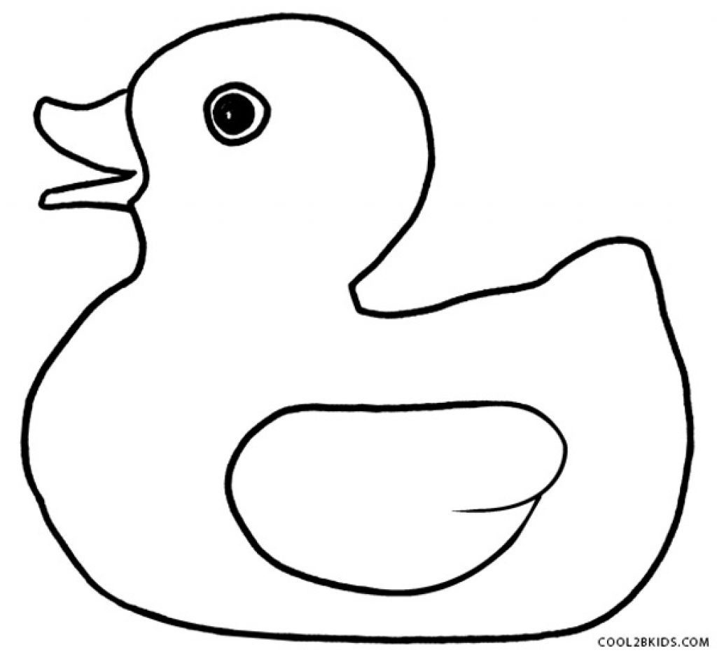 Rubber Duck Coloring Page 1024x935 Rubber Duck Coloring Page