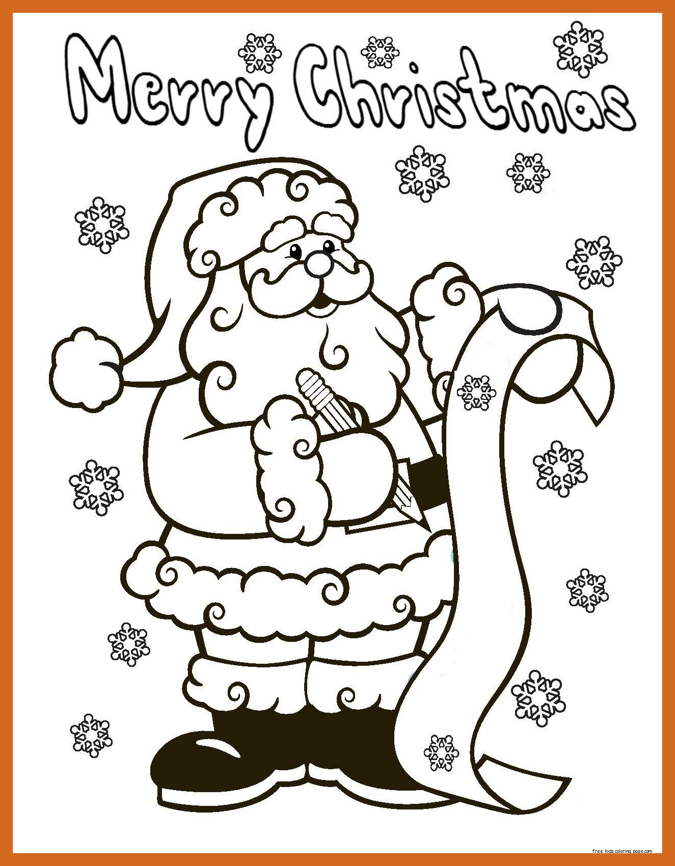 1325x1700 The Best Christmas Coloring Pages Printable For Kids Pict Cat