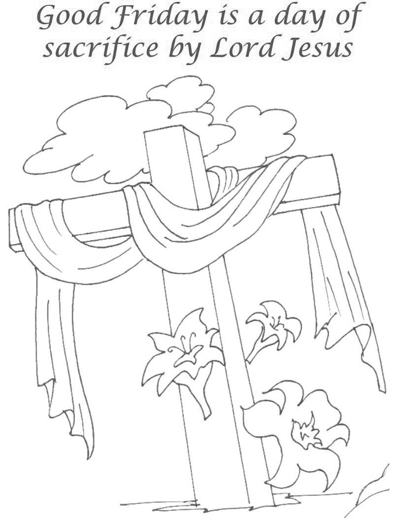 800x1052 Good Friday Coloring Pages