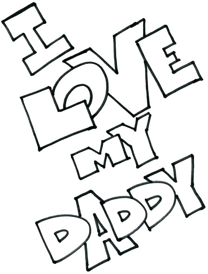700x923 Best Dad Coloring Pages Happy Father Day Card I Love Dad Coloring